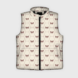 Женский жилет Westworld Logo Pattern, цвет: 3D-черный