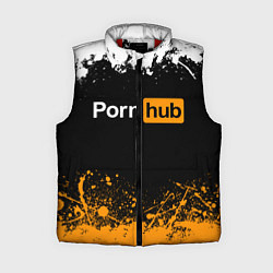 Женский жилет PORNHUB, цвет: 3D-красный