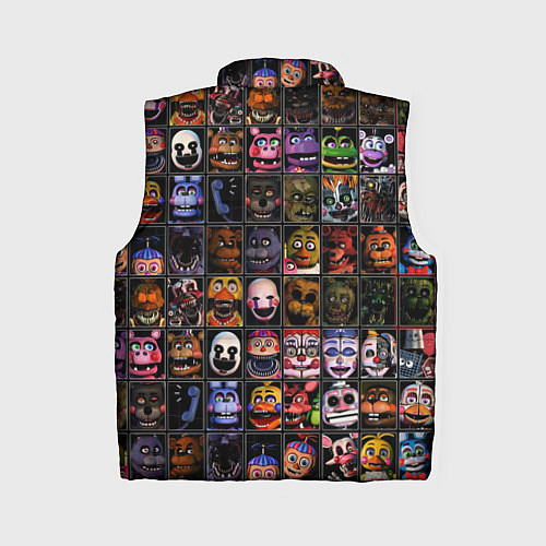 Женский жилет Five Nights At Freddy's / 3D-Черный – фото 2