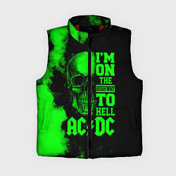 Женский жилет I'm on the highway to hell ACDC, цвет: 3D-красный