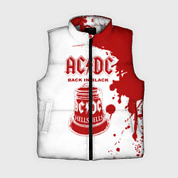 Женский жилет ACDC Back in Black, цвет: 3D-светло-серый