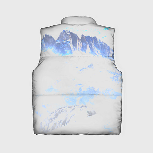 Женский жилет Горы / 3D-Светло-серый – фото 2