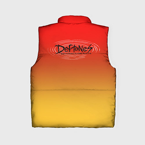 Женский жилет Deftones Poster / 3D-Красный – фото 2