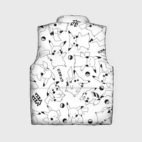 Женский жилет ПИКАЧУ / 3D-Черный – фото 2