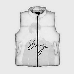 Женский жилет BTS Min Yoongi, цвет: 3D-светло-серый