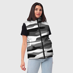 Женский жилет Камуфляж Sabaton без лого, цвет: 3D-черный — фото 2
