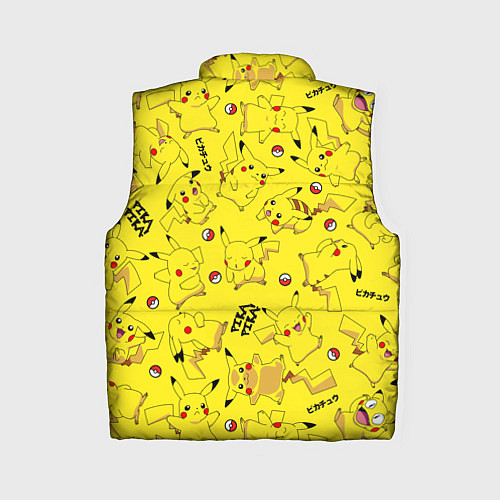 Женский жилет ПИКАЧУ / 3D-Черный – фото 2