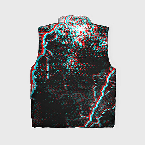 Женский жилет DOOM ETERNAL GLITCH / 3D-Черный – фото 2