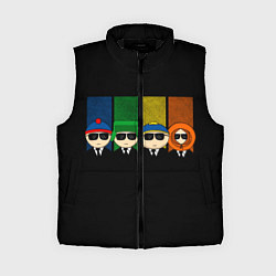 Женский жилет South Park, цвет: 3D-черный