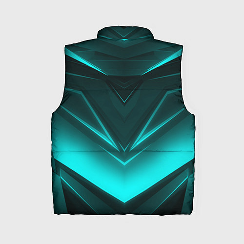 Женский жилет NEON GEOMETRY STRIPES / 3D-Черный – фото 2