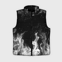 Женский жилет БЕЛЫЙ ОГОНЬ, цвет: 3D-светло-серый