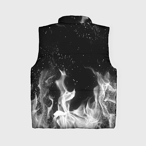 Женский жилет БЕЛЫЙ ОГОНЬ / 3D-Черный – фото 2