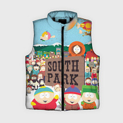 Женский жилет Южный Парк, цвет: 3D-черный