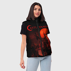 Женский жилет Кастлвания, цвет: 3D-красный — фото 2