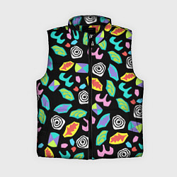 Женский жилет Очень странные дела, цвет: 3D-черный