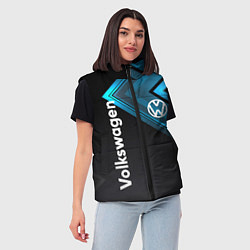 Женский жилет Volkswagen, цвет: 3D-черный — фото 2