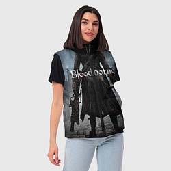 Женский жилет Bloodborne, цвет: 3D-черный — фото 2