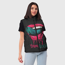 Женский жилет Falling in Reverse, цвет: 3D-черный — фото 2