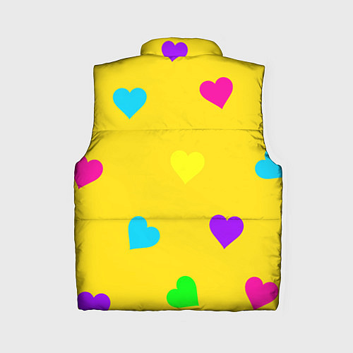Женский жилет СЕРДЕЧКИ / 3D-Красный – фото 2