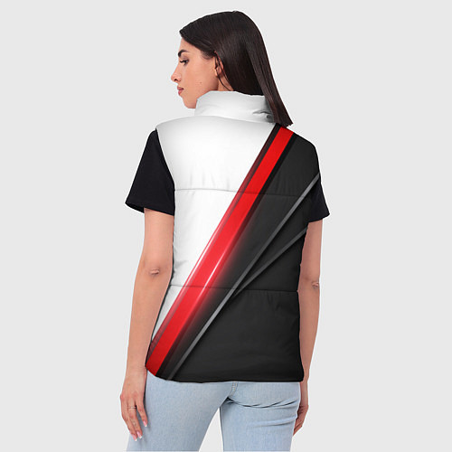 Женский жилет Liverpool F C / 3D-Красный – фото 4