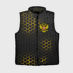 Женский жилет РОССИЯ, цвет: 3D-черный