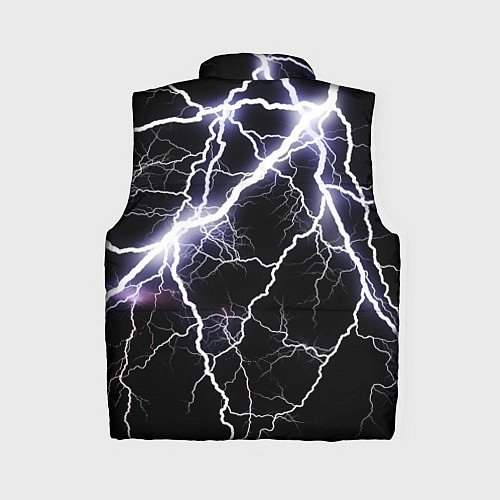 Женский жилет Молния / 3D-Черный – фото 2
