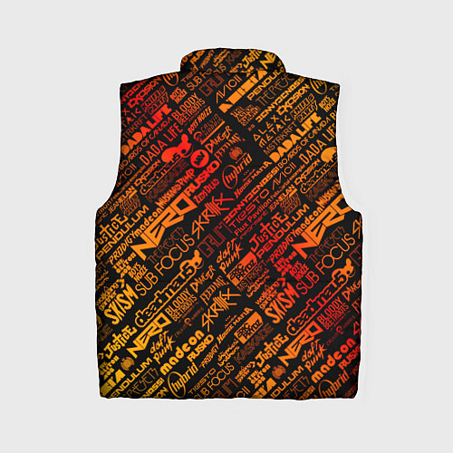 Женский жилет Музыкальные бренды / 3D-Черный – фото 2