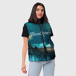 Женский жилет Bloodborne, цвет: 3D-черный — фото 2