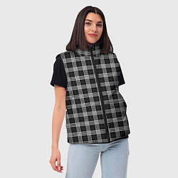 Женский жилет Шотландка, цвет: 3D-светло-серый — фото 2