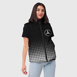 Женский жилет Mercedes-Benz, цвет: 3D-светло-серый — фото 2