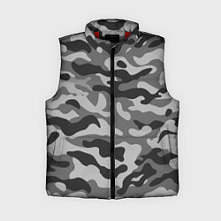 Женский жилет КАМУФЛЯЖ GRAY, цвет: 3D-красный