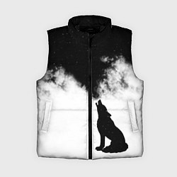 Женский жилет Galaxy wolf, цвет: 3D-черный