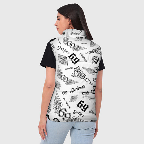 Женский жилет 6IX9INE / 3D-Красный – фото 4