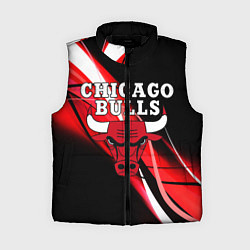 Женский жилет CHICAGO BULLS, цвет: 3D-черный