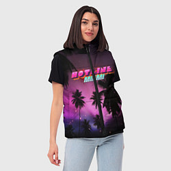 Женский жилет HOTLINE MIAMI, цвет: 3D-черный — фото 2