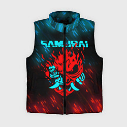 Женский жилет CYBERPUNK 2077 SAMURAI, цвет: 3D-черный