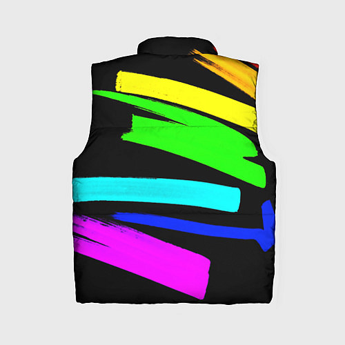 Женский жилет НЕОНОВЫЕ КРАСКИ / 3D-Светло-серый – фото 2
