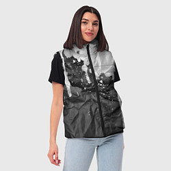 Женский жилет Грязная Бумага, цвет: 3D-красный — фото 2