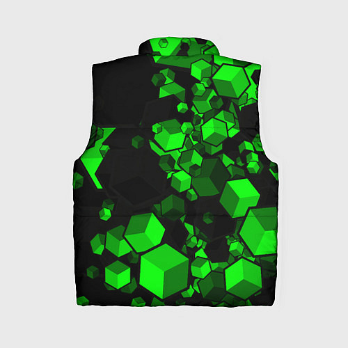 Женский жилет Minecraft / 3D-Черный – фото 2