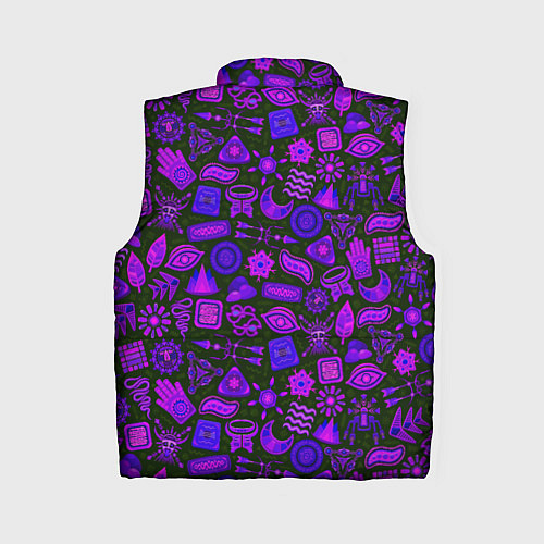 Женский жилет Узоры символы этнический шаман / 3D-Светло-серый – фото 2