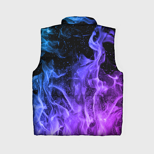 Женский жилет ОГОНЬ НЕОН / 3D-Черный – фото 2