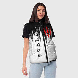Женский жилет The Witcher, цвет: 3D-черный — фото 2