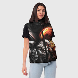 Женский жилет FRACTALS, цвет: 3D-красный — фото 2