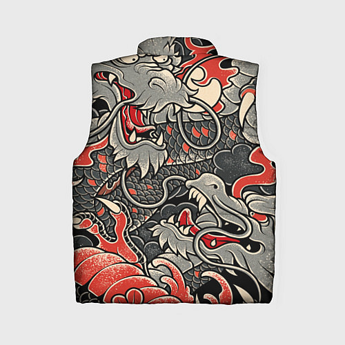 Женский жилет CYBERPUNK2077 SAMURAI / 3D-Черный – фото 2