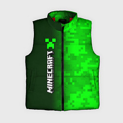 Женский жилет MINECRAFT МАЙНКРАФТ, цвет: 3D-красный