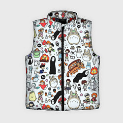 Женский жилет Тоторо, цвет: 3D-красный