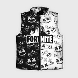 Женский жилет FORTNITE MARSHMELLO, цвет: 3D-светло-серый