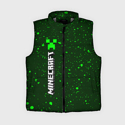 Женский жилет MINECRAFT МАЙНКРАФТ, цвет: 3D-светло-серый