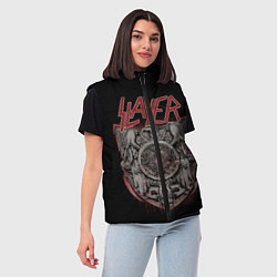 Женский жилет Slayer, цвет: 3D-красный — фото 2