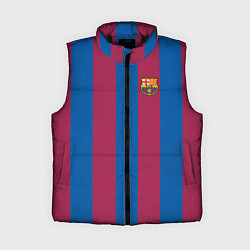 Женский жилет FC Barcelona 2021, цвет: 3D-черный